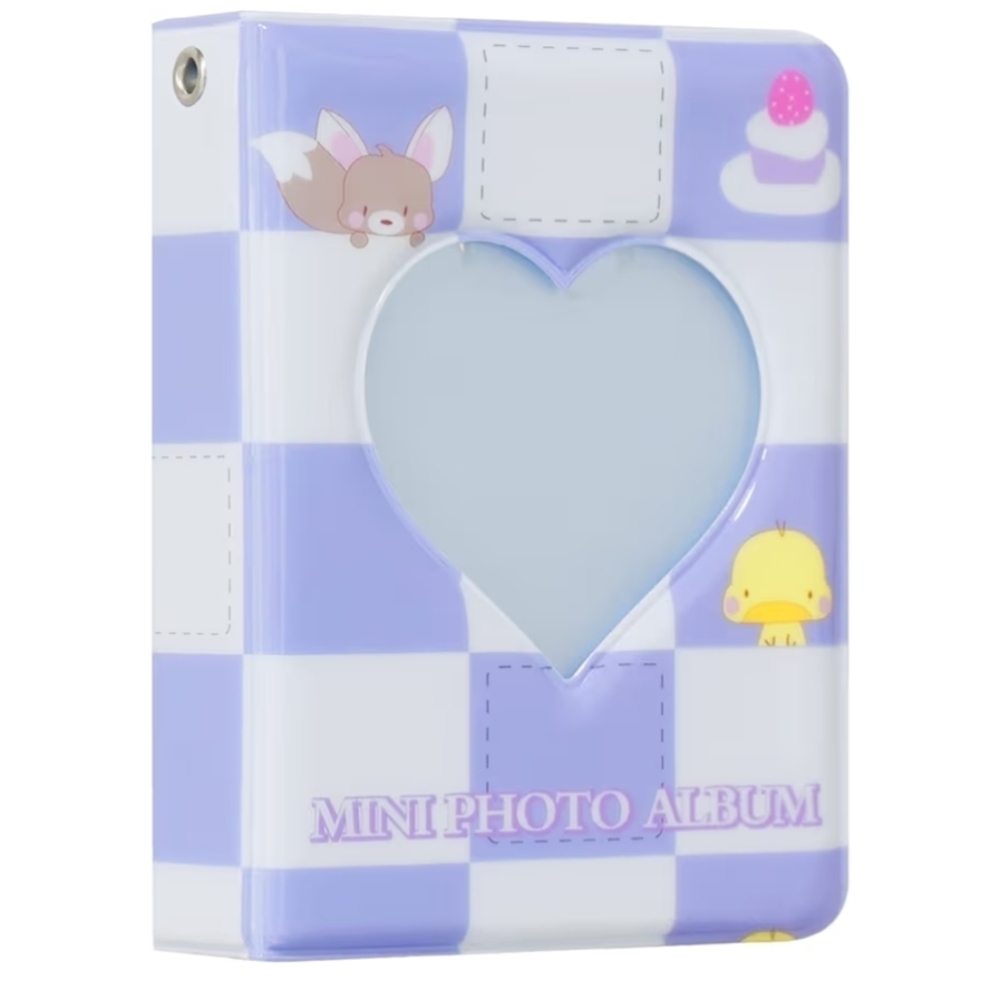 Cute Purple Mini Photo Album